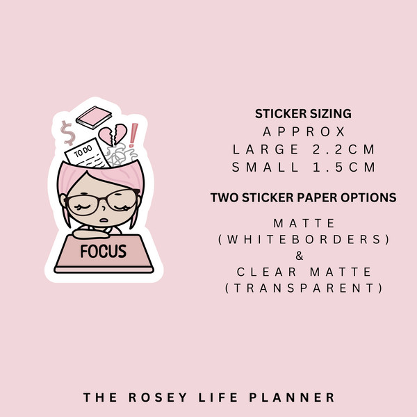 FOCUS | ROSEY POSEY | CLEAR MATTE & MATTE | RP-065