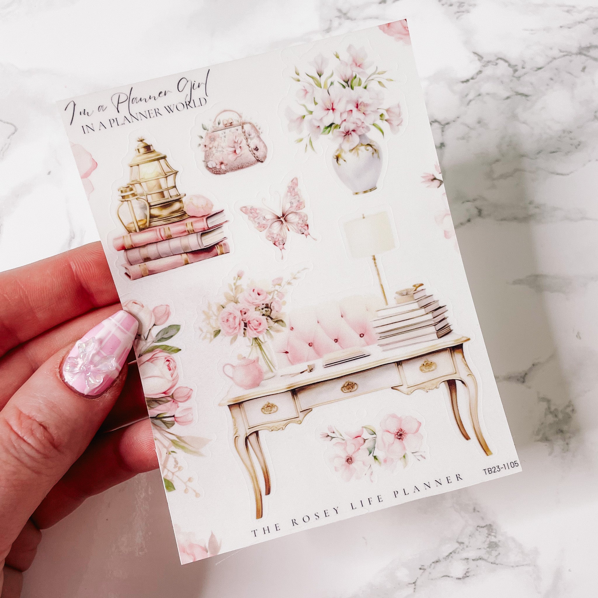 I'M A PLANNER GIRL | DECO STICKERS | SHEET 5 | CLEAR/ MATTE | TB23-1 ...