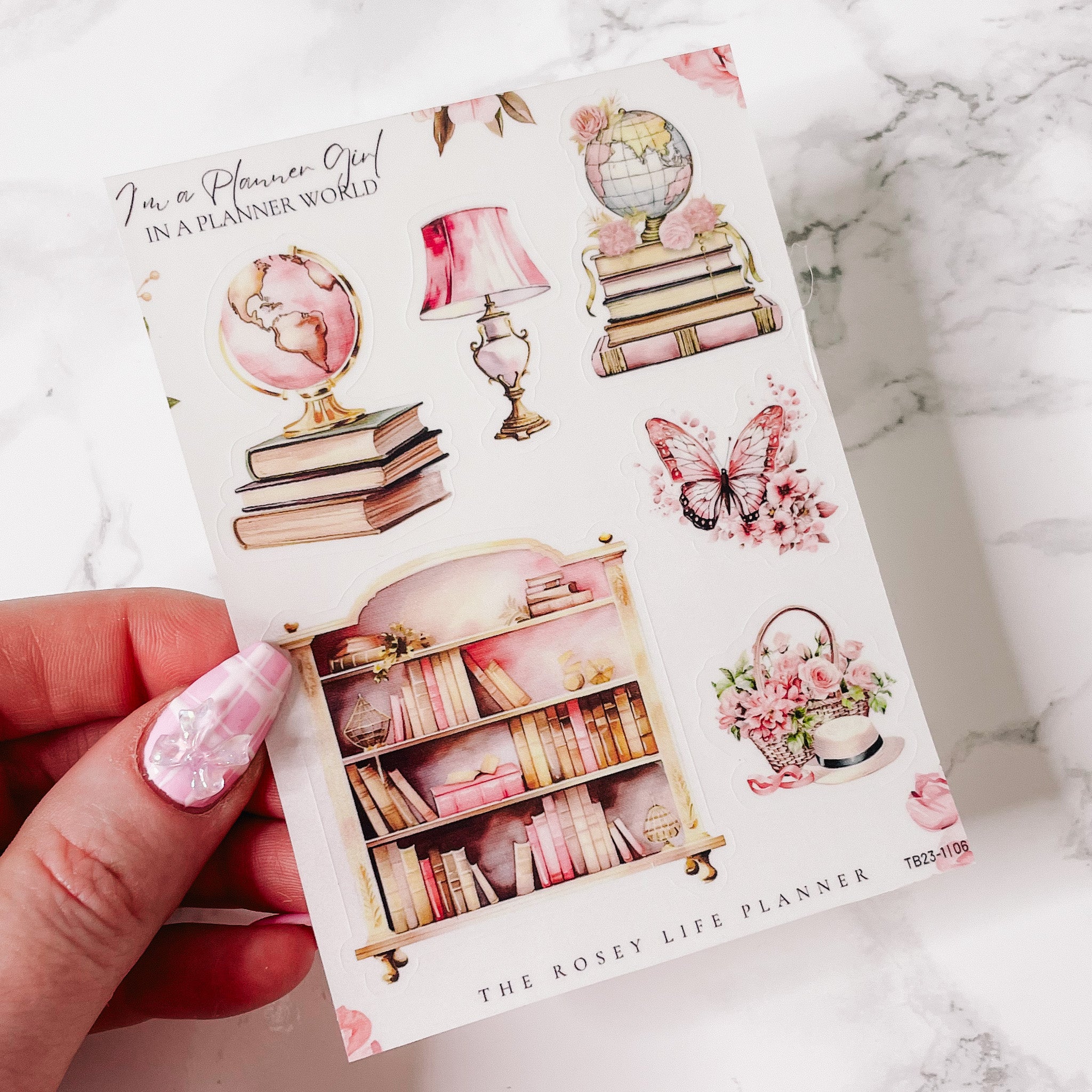 I'M A PLANNER GIRL | DECO STICKERS | SHEET 6 | CLEAR/ MATTE | TB23-1 ...