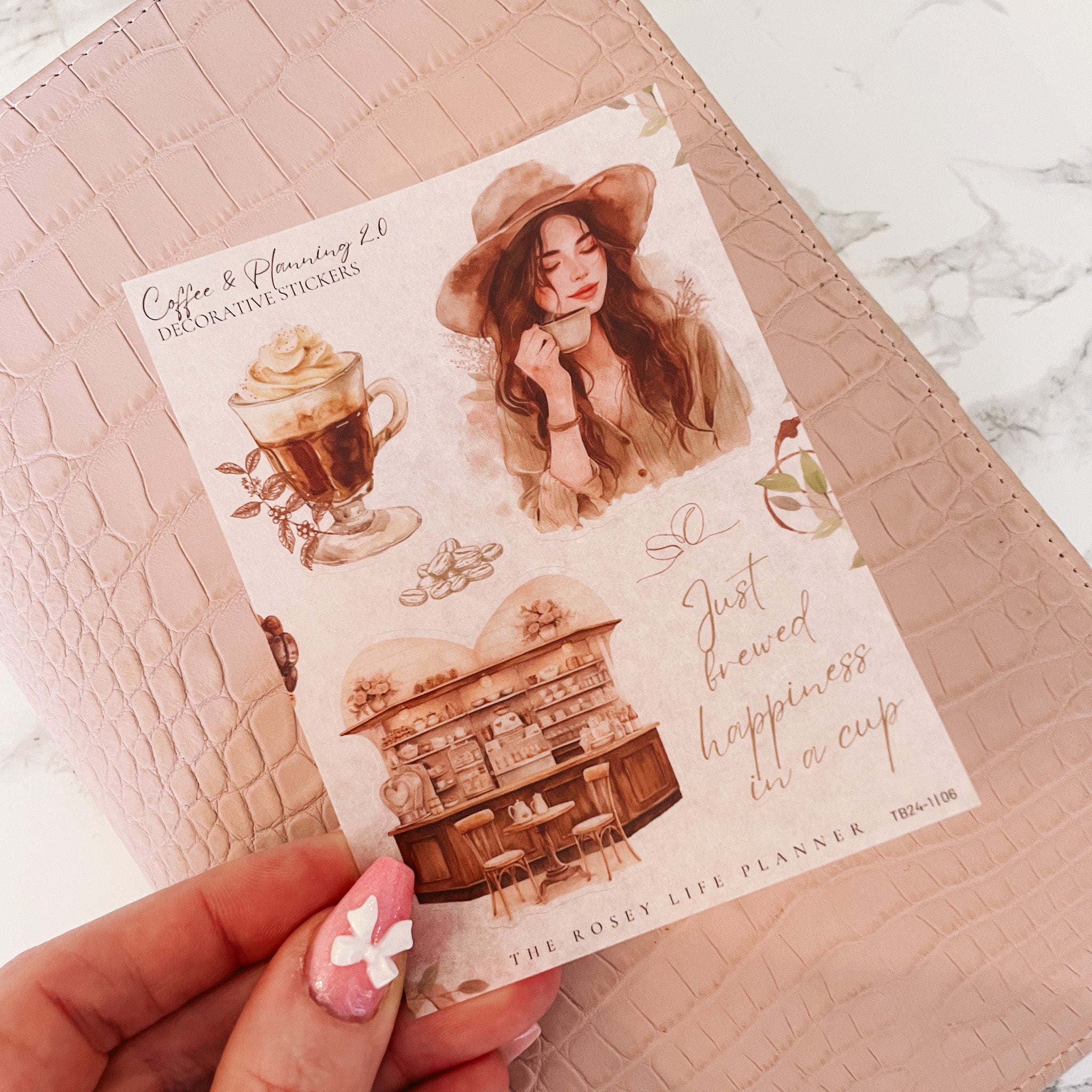COFFEE & PLANNING 2.0 | DECO STICKERS | SHEET 6 | CLEAR MATTE ...