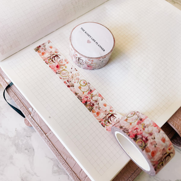Washi Tape | With gold foil | 10 m - 2.5 cm | coffee & planning 2.0