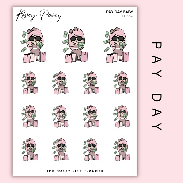 PAY DAY | ROSEY POSEY | CLEAR MATTE & MATTE | RP-032