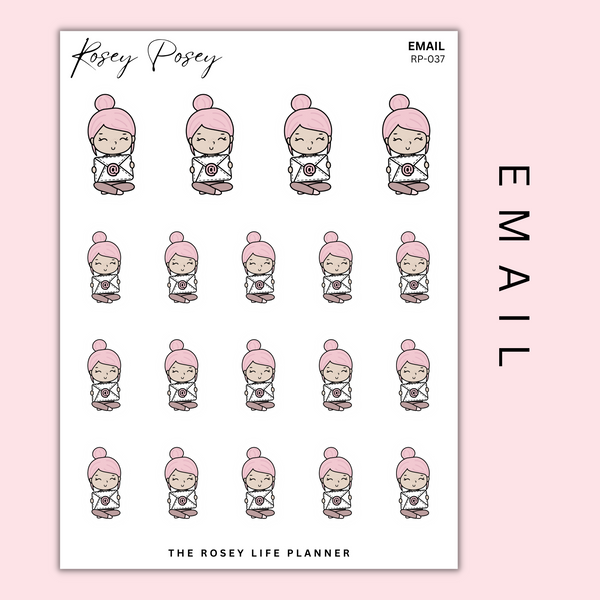 EMAIL | ROSEY POSEY | CLEAR MATTE & MATTE | RP-037
