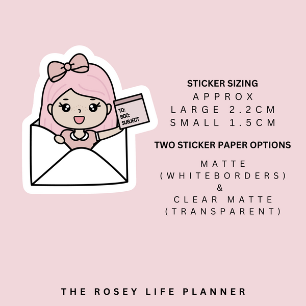 EMAILS II | ROSEY POSEY | CLEAR MATTE & MATTE | RP-038