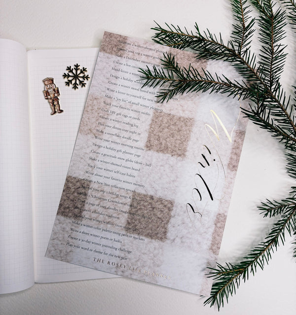 PLANNER JOURNAL CARD A5 | DEC 2025 COLLECTION