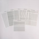 DATE STICKERS FOR UNDATED PLANNERS & NOTEBOOKS | GOLD, BLACK OR ROSE GOLD