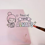 ROSEY POSEY | PROUD | DIE CUT STICKER