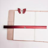 BURGUNDY METAL RULER | SEP26