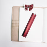 BURGUNDY METAL RULER | SEP26