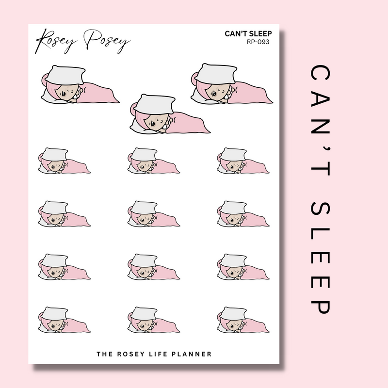 CANT SLEEP | ROSEY POSEY | CLEAR MATTE & MATTE | RP-093