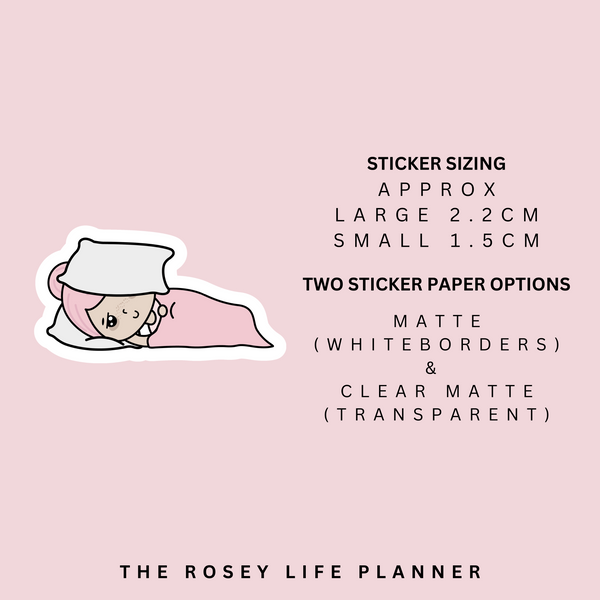 CANT SLEEP | ROSEY POSEY | CLEAR MATTE & MATTE | RP-093