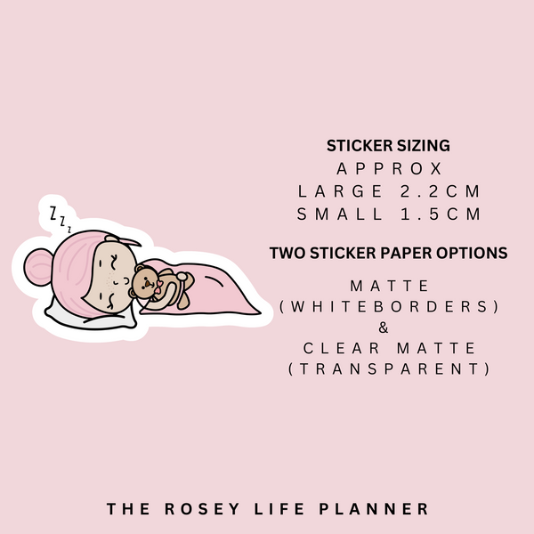 CUDDLES / SLEEP | ROSEY POSEY | CLEAR MATTE & MATTE | RP-094