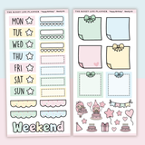 STICKER KIT | Birthday | WEEKLY | COMPACT- HOBONICHI WEEKS - A6 - PASSPORT