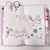 DECO STICKERS  | WW2.0- SHEET 10 | CLEAR/ MATTE  | Winter Wonderland 2.0