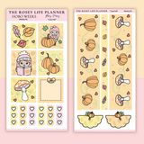 STICKER KIT | Cozy Fall | WEEKLY | COMPACT- HOBONICHI WEEKS - A6 - PASSPORT