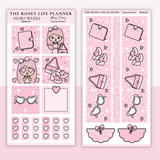 STICKER KIT | Pink Obsession | WEEKLY | COMPACT- HOBONICHI WEEKS - A6 - PASSPORT