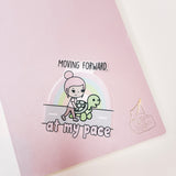 ROSEY POSEY | MOVING FORWARD | DIE CUT STICKER