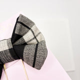 BOW PLANNER CLIP | PLAID