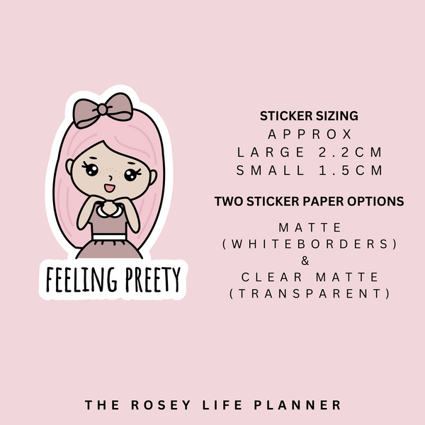 FEELING PRETTY | ROSEY POSEY | CLEAR MATTE & MATTE | RP-101