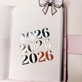 2026 | Three colors | DIE CUT STICKER