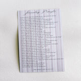 PLANNER JOURNAL CARD A5 | MAR 2026 COLLECTION