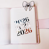 2026 | Three colors | DIE CUT STICKER