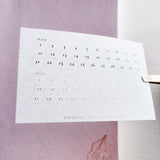 MAR26 | MINI SHEET SILVER & BLACK NUMBERS