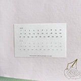 MAR26 | MINI SHEET SILVER & BLACK NUMBERS