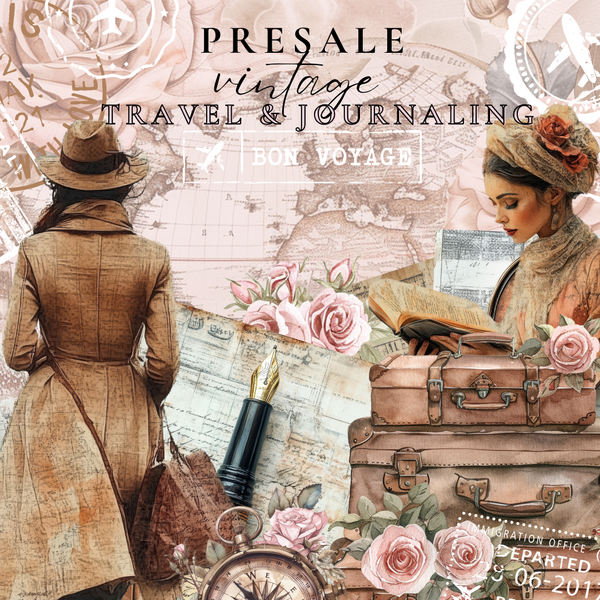 BOX PRESALE : VINTAGE TRAVEL & JOURNALING THEMED MYSTERY BOX