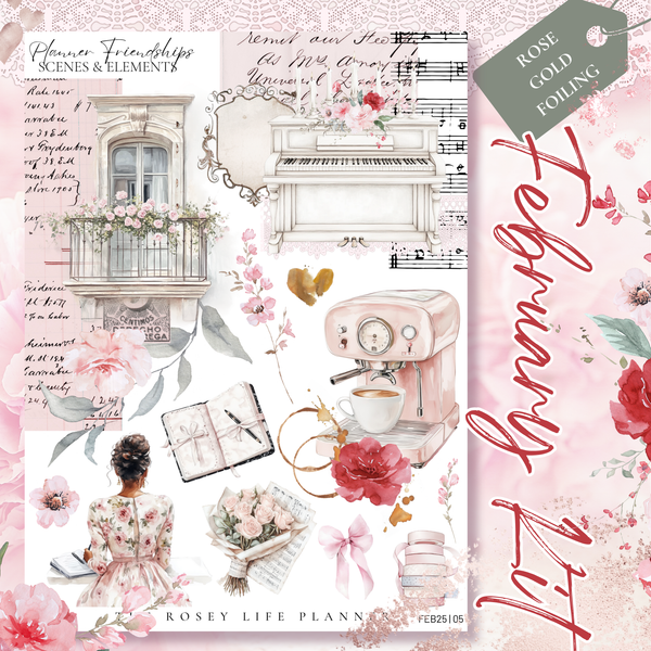 BLOSSOM KIT |  MEDIUM STICKER SUBSCRIPTION KIT | FEBRUARY 2025 | FEB25