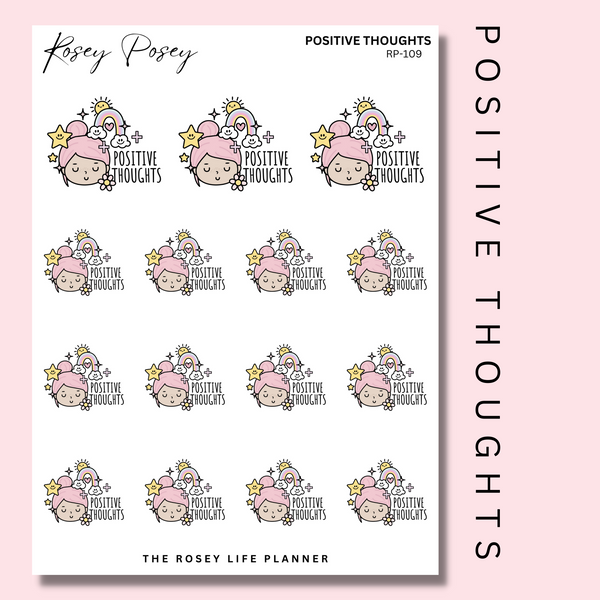 POSITIVE THOUGHTS | ROSEY POSEY | CLEAR MATTE & MATTE | RP-109