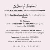 THE PETAL | MONTHLY SUBSCRIPTION KIT | BASIC KIT | FEBRUARY2025 | FEB25