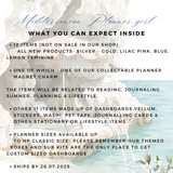 BOX PRESALE : Mediterranean Planner Girl | THEMED MYSTERY BOX