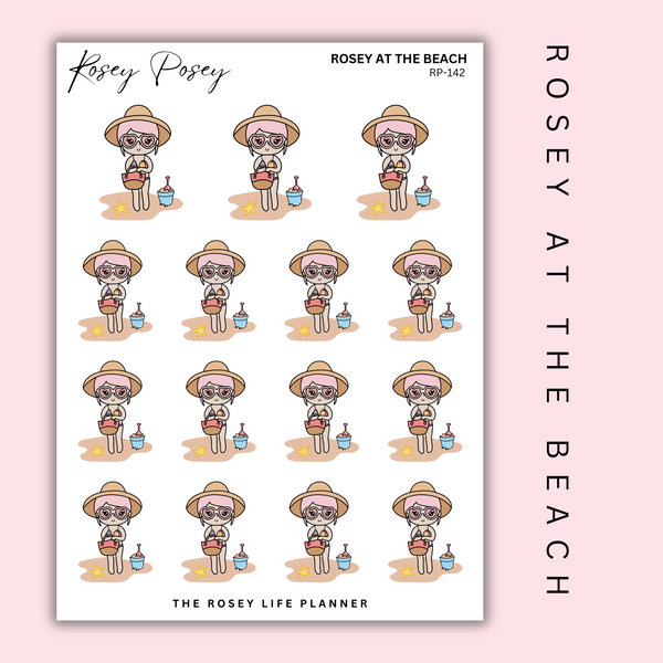 ROSEY AT THE BEACH | ROSEY POSEY | CLEAR MATTE & MATTE | RP-142