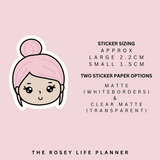 HAPPY | ROSEY POSEY | CLEAR MATTE & MATTE | RP-116