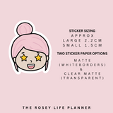 EXCITED | ROSEY POSEY | CLEAR MATTE & MATTE | RP-118