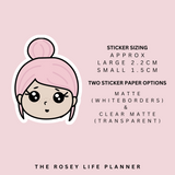 OHHH CUTE | ROSEY POSEY | CLEAR MATTE & MATTE | RP-119