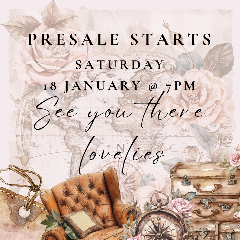 BOX PRESALE : VINTAGE TRAVEL & JOURNALING THEMED MYSTERY BOX