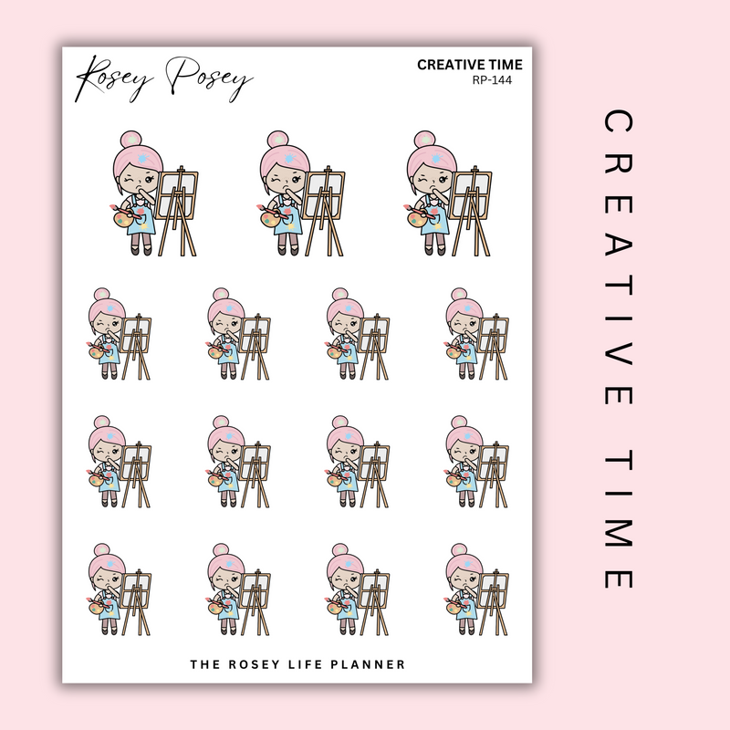 CREATIVE TIME | ROSEY POSEY | CLEAR MATTE & MATTE | RP-144