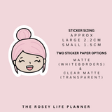 HAPPY / FUNNY | ROSEY POSEY | CLEAR MATTE & MATTE | RP-120