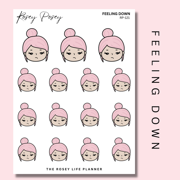 FEELING DOWN | ROSEY POSEY | CLEAR MATTE & MATTE | RP-121