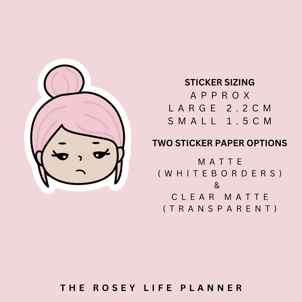 FEELING DOWN | ROSEY POSEY | CLEAR MATTE & MATTE | RP-121