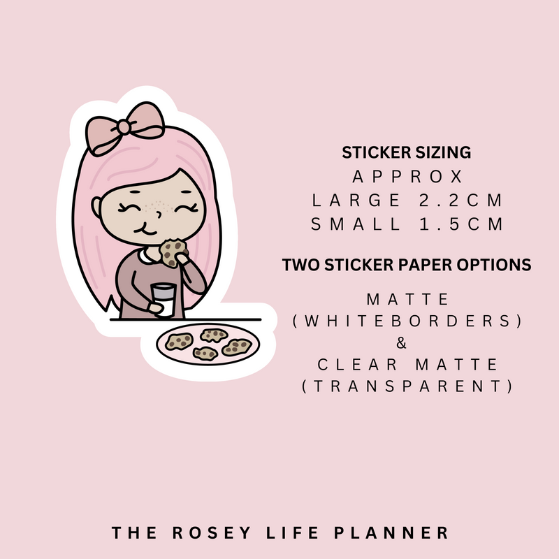 COOKIES & MILK | ROSEY POSEY | CLEAR MATTE & MATTE | RP-019