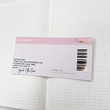 JOURNALING CARD | PLANNER DECO | Boarding pass
