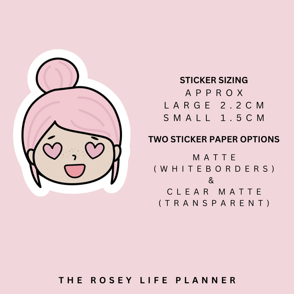 IN LOVE | ROSEY POSEY | CLEAR MATTE & MATTE | RP-129