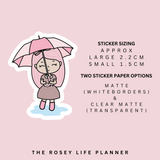 RAIN | ROSEY POSEY | CLEAR MATTE & MATTE | RP-131