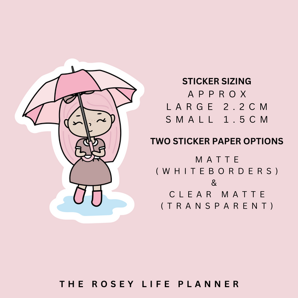 RAIN | ROSEY POSEY | CLEAR MATTE & MATTE | RP-131