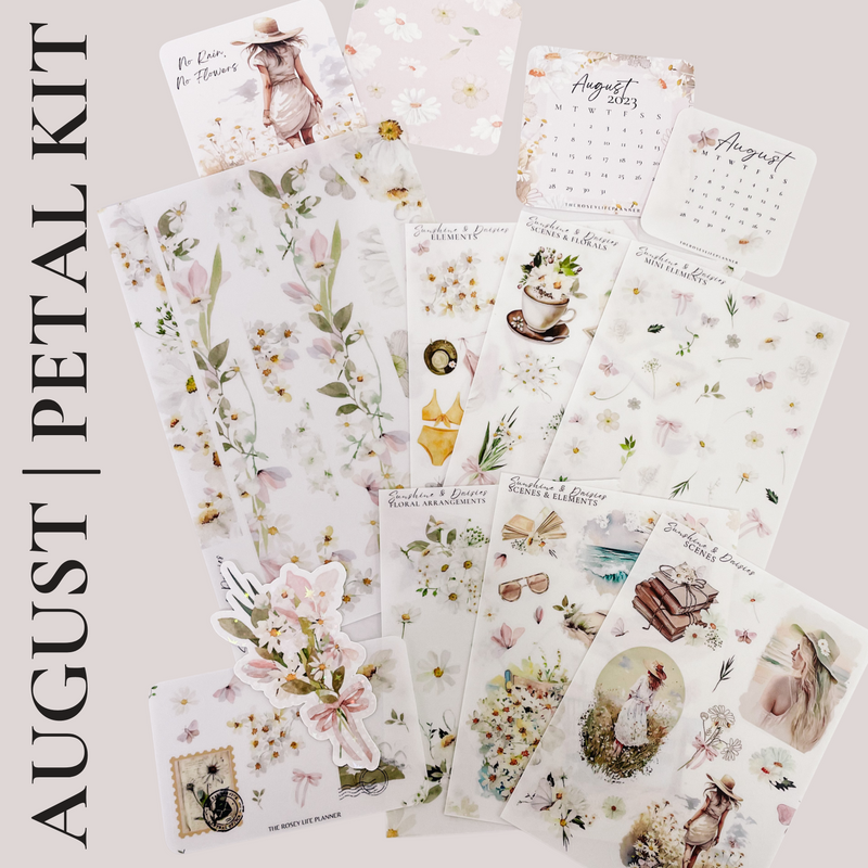 THE FULL PETAL - AUGUST 2023 | MONTHLY SUBSCRIPTION KIT | BASIC KIT