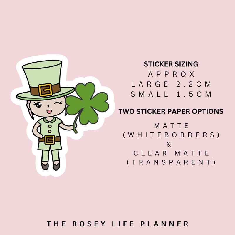 ST. PADDYS 1 | ROSEY POSEY | CLEAR MATTE & MATTE | RP-138