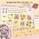 STICKER KIT | Cozy Fall | MONTHLY | A5 - HOBONICHI COUSIN - B6